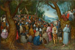 Teaserbild zur Veranstaltung VORTRAG: Die Restaurierung des Gemäldes »Die Johannespredigt« aus der Werkstatt Pieter Bruegels des Älteren