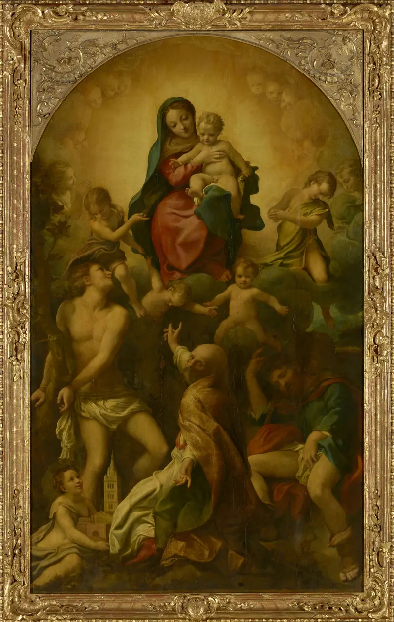 Correggio, Madonna of Saint Sebastian, c. 1524