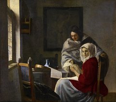 Johannes Vermeer, Die unterbrochene Musikstunde, 1660/61