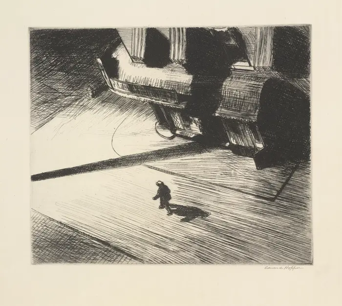 Edward Hopper, Night Shadows, 1921