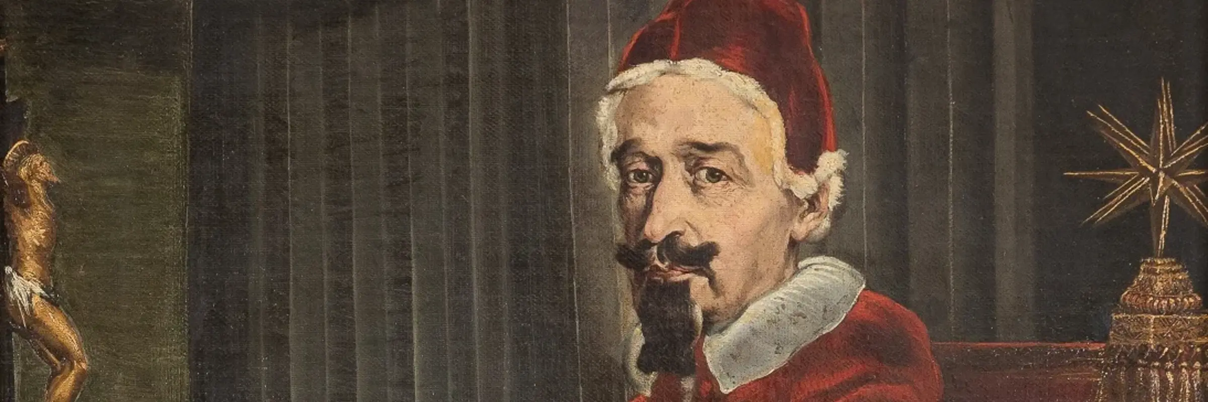 Guido Ubaldo Abbatini, Papst Alexander VII. mit Berninis Totenkopf, 1655/56