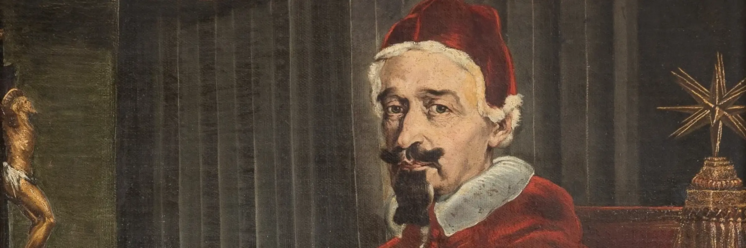 Guido Ubaldo Abbatini, Papst Alexander VII. mit Berninis Totenkopf, 1655/56