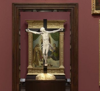 Installation in der Gemäldegalerie Alte Meister anlässlich der Ausstellung &quot;Raffael und die Madonna&quot;, 2020/21