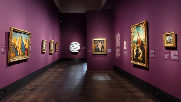 Ausstellungsansicht Raffael und die Madonna