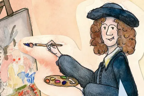 Ein Plakat für eine Rätsel-Tour für Kinder