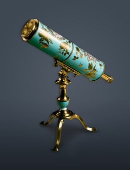 Dauerausstellung Mathematisch-Physikalischer Salon Fernrohr