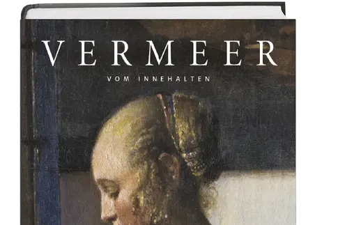 Ein Buchdeckel für das Buch "Vermeer"