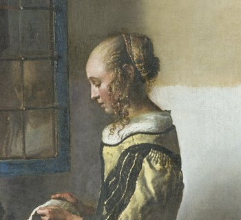 Johannes Vermeer, Brieflesendes Mädchen am offenen Fenster / Girl Reading a Letter at an Open Window, um / c. 1657–1659