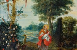 Landschaft mit vielen Tieren