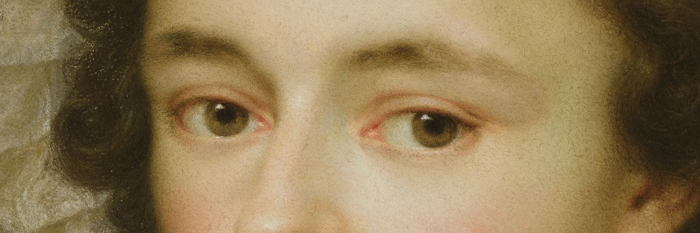 Detailansicht des Portraits einer Frau