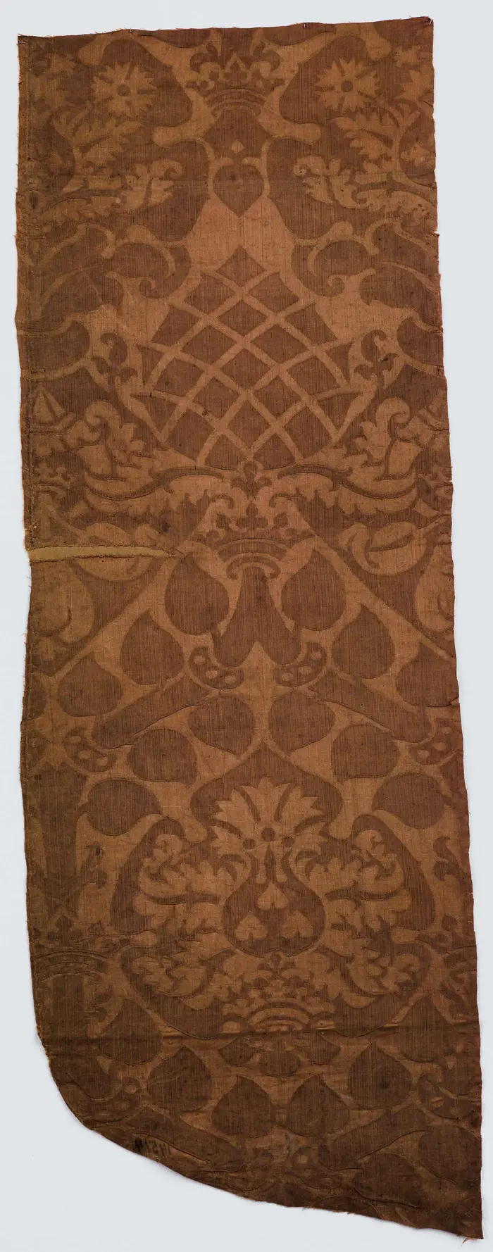 Golden pomegranates fabric