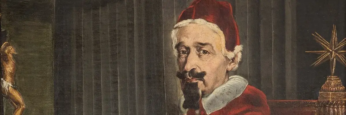 Guido Ubaldo Abbatini, Papst Alexander VII. mit Berninis Totenkopf, 1655/56