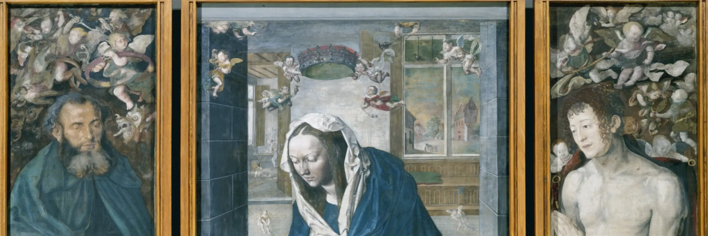 Triptychon mit der Madonna und dem Jesuskind