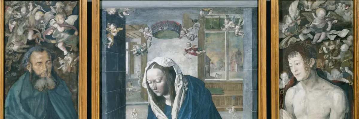 Triptychon mit der Madonna und dem Jesuskind